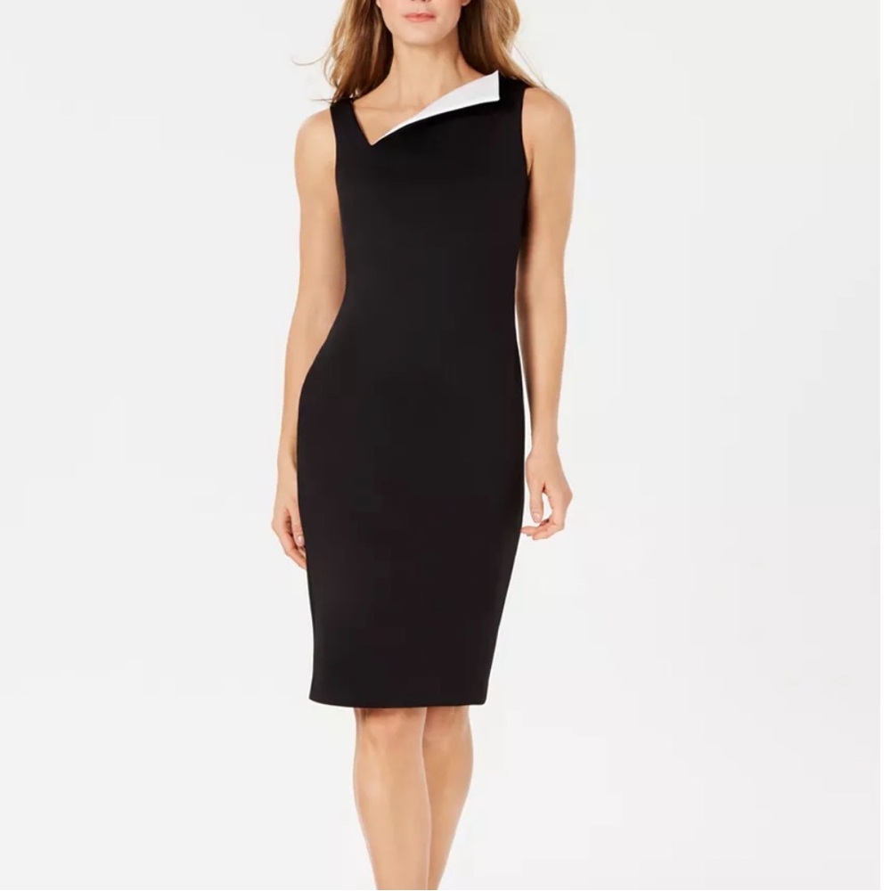Calvin Klein Black and White Dress